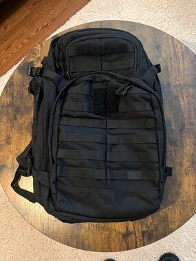 5.11 Tactical Black MOLLE Backpack with Multiple Compartments